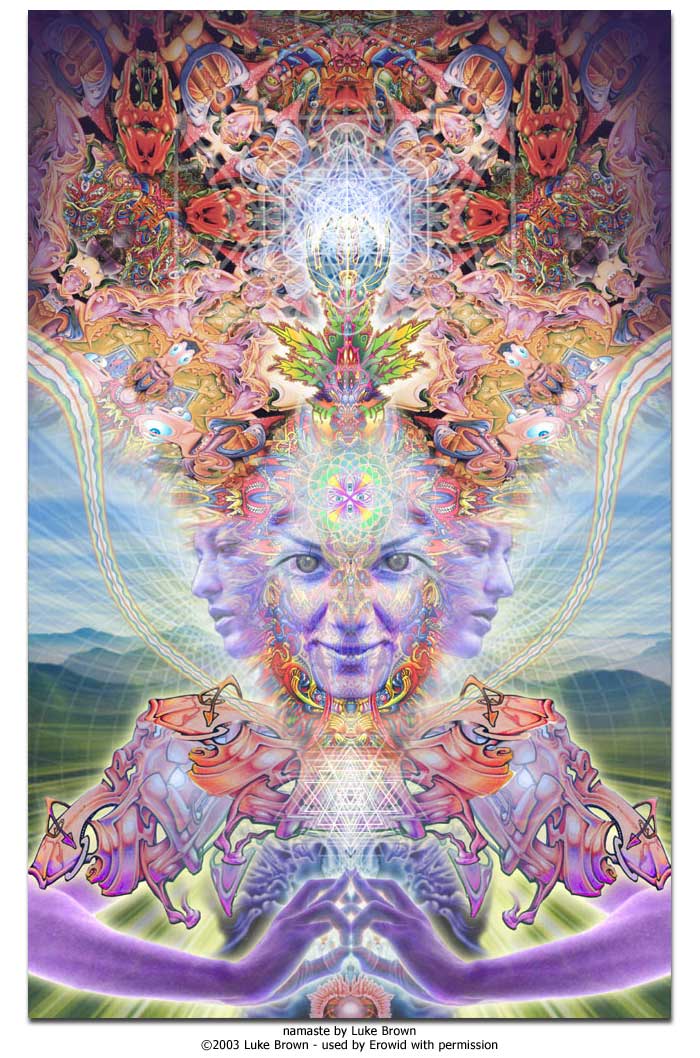 Namaste, by Luke Brown ©2003 Luke Brown